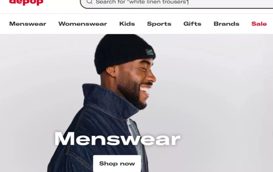 Interfaz de Depop, app especialmente popular entre la Generación Z/ DEPOP.COM Interfaz de Depop, app especialmente popular entre la Generación Z/ DEPOP.COM