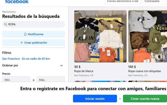 Interfaz de Facebook Marketplace, app ideal si deseas centrarte en ventas en tu área/ES-ES.FACEBOOK.COM Interfaz de Facebook Marketplace, app ideal si deseas centrarte en ventas en tu área/ES-ES.FACEBOOK.COM