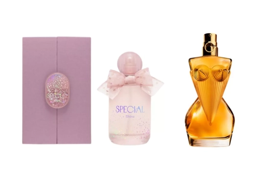 Perfume Shine Special (14 euros)/ Gaultier Divine de Jean Paul Gaultier (100 euros) Perfume Shine Special (14 euros)/ Gaultier Divine de Jean Paul Gaultier (100 euros)