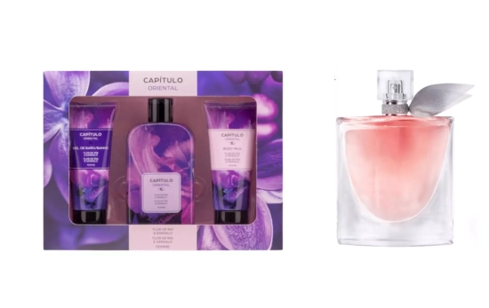 Eau de toilette Capítulo Oriental (9,00 €)/ La fragancia La Vie Est Belle (100 €) Eau de toilette Capítulo Oriental (9,00 €)/ La fragancia La Vie Est Belle (100 €)