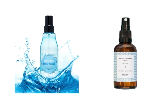 Body spray Blue Waves Deliplus (3,00 €) / Mist Calming - Lavender & Bergamot (22 €) Body spray Blue Waves Deliplus (3,00 €) / Mist Calming - Lavender & Bergamot (22 €)