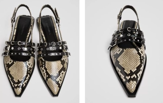 Zapatos planos tiras hebillas estampado serpiente|REF. 9602/471/201/ STRADIVARIUS.COM Zapatos planos tiras hebillas estampado serpiente|REF. 9602/471/201/ STRADIVARIUS.COM