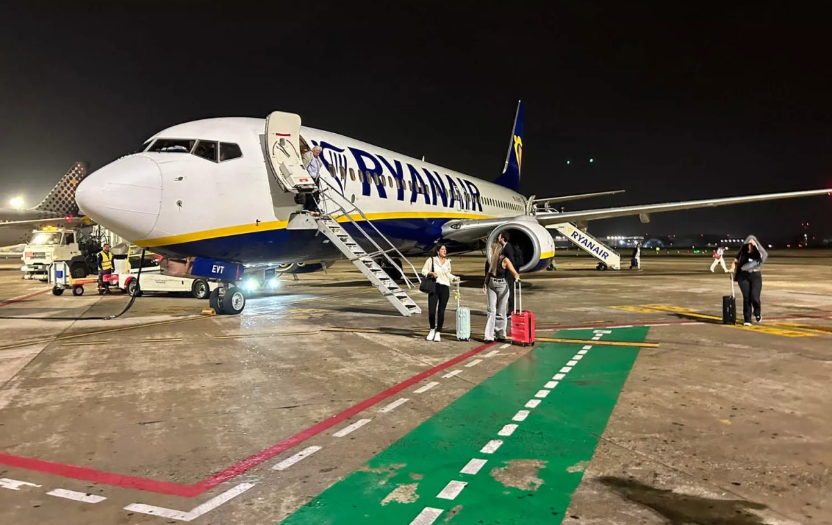 Un avión de Ryanair / TEO CAMINO Un avión de Ryanair / TEO CAMINO