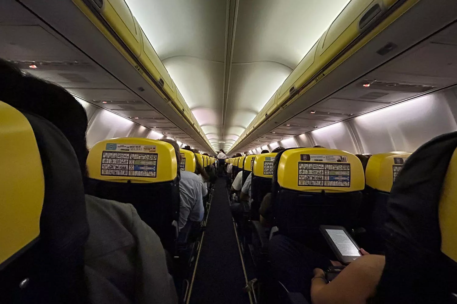 El interior de un avión de Ryanair / TEO CAMINO