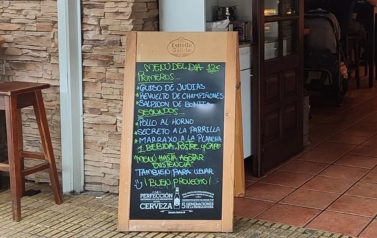 El precio de un menú del día en España / EFE