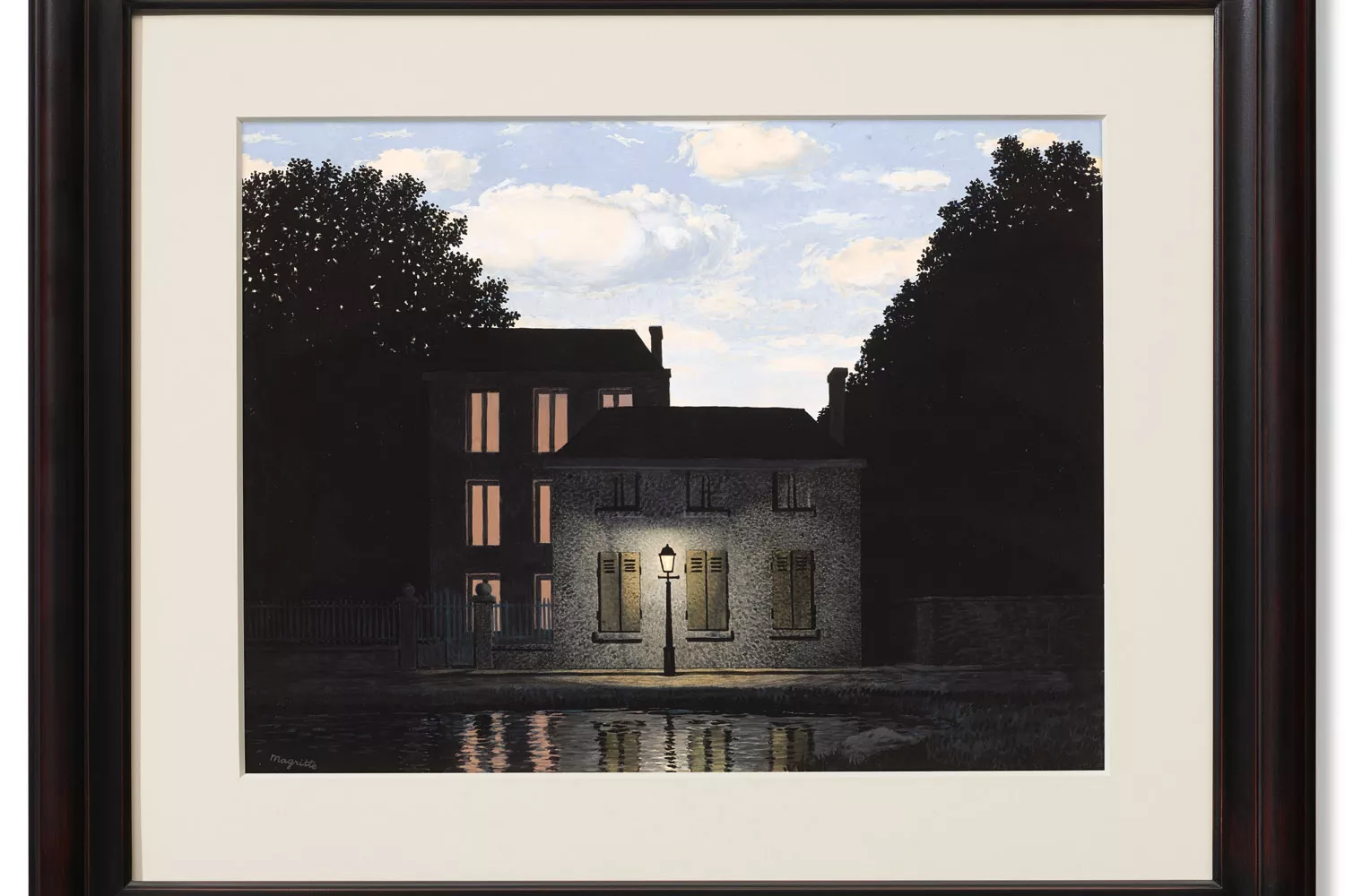 Imagen de la obra de René Magritte 'El imperio de las luces' / CHRISTIE'S