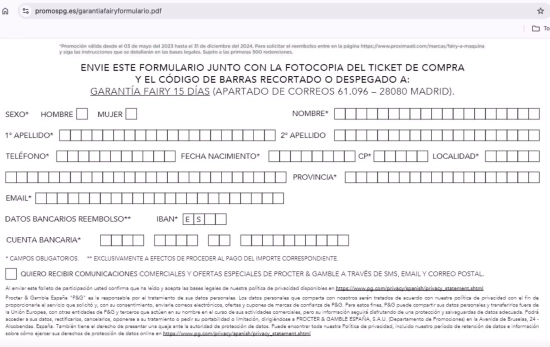 Formulario que deben imprimir y descargar los usuarios / PROXIMA A TI Formulario que deben imprimir y descargar los usuarios / PROXIMA A TI