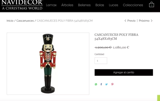 El cascanueces de Navidecor que cuesta 1.080 euros rebajado / NAVIDECOR