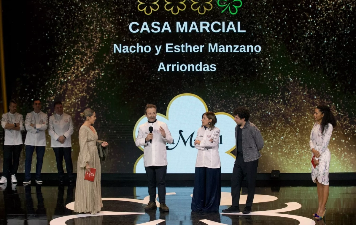 o y Esther Manzano del Restaurante Casa Marcial Marcial Guillén EFE o y Esther Manzano del Restaurante Casa Marcial Marcial Guillén EFE