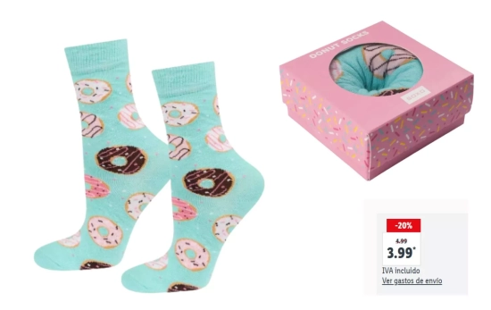Soxo Calcetines unisex DONUT, 3.99€/ LIDL.ES Soxo Calcetines unisex DONUT, 3.99€/ LIDL.ES