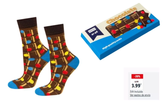 Soxo Calcetines unisex CHOCOLATE, 3.99€/ LIDL.ES Soxo Calcetines unisex CHOCOLATE, 3.99€/ LIDL.ES