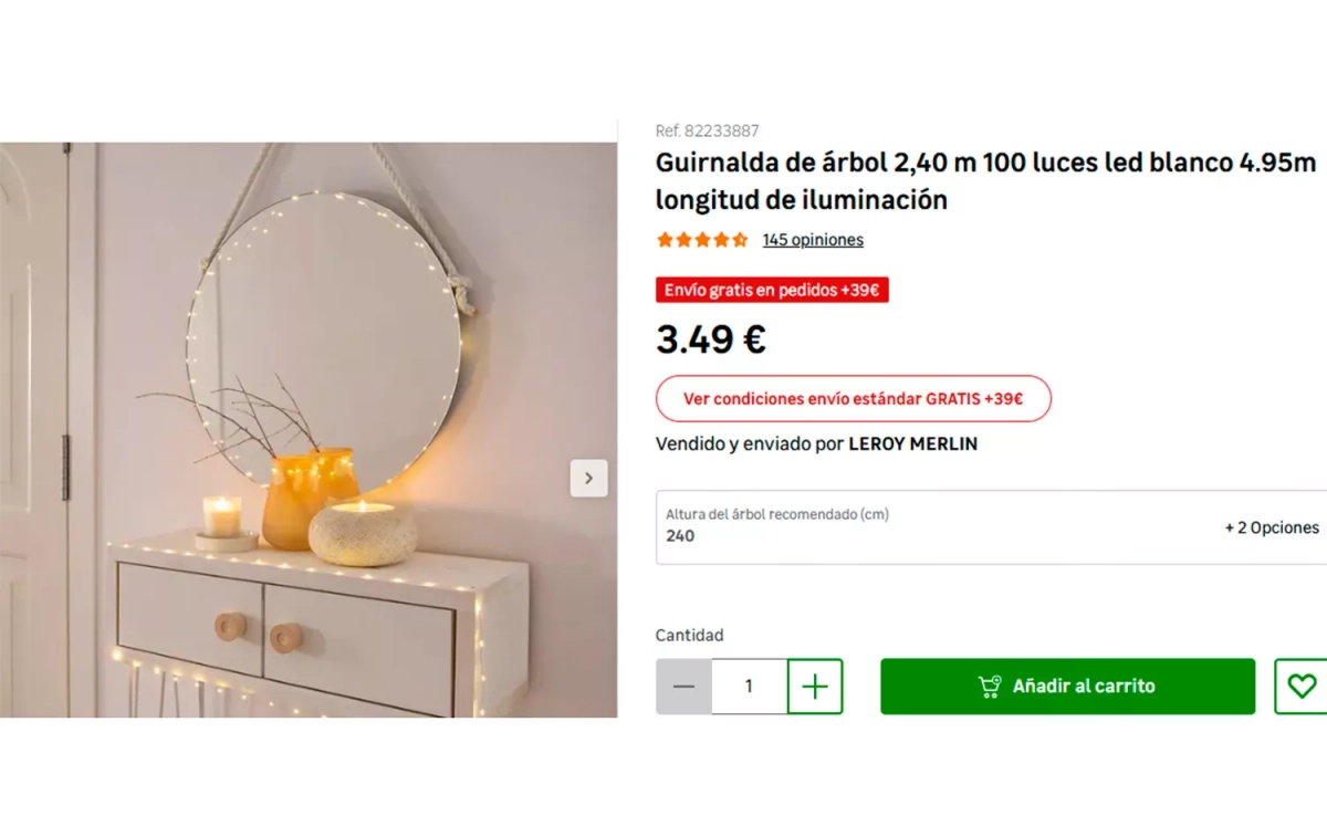 Las luces de Leroy Merlin / CG