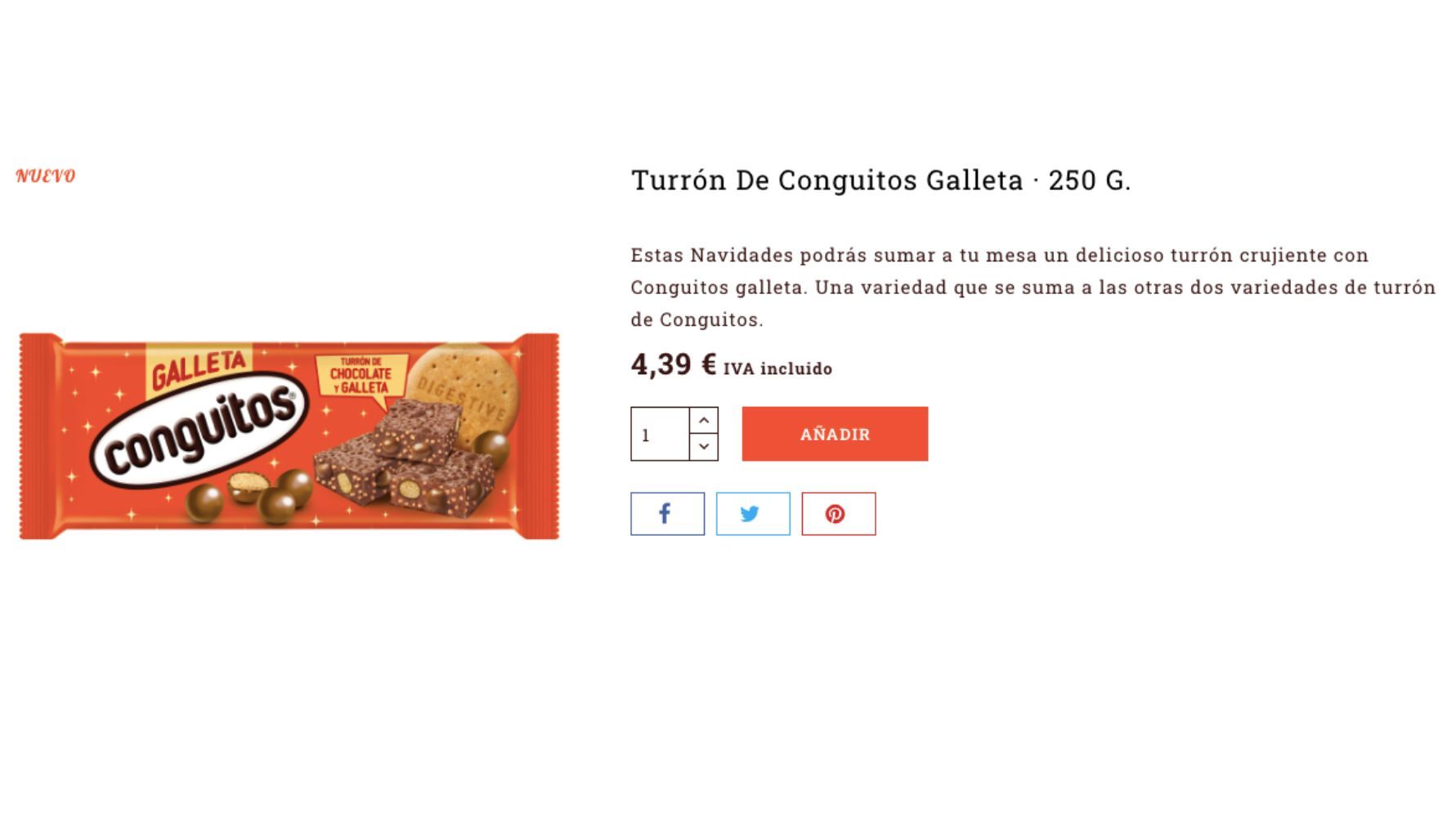 Turrón de Conguitos con galletas 'digestive' / LACASA Turrón de Conguitos con galletas 'digestive' / LACASA
