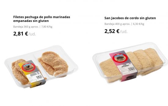 Filetes empanados y San Jacobos / MERCADONA.ES Filetes empanados y San Jacobos / MERCADONA.ES