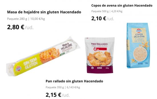 Alternativas sin gluten / MERCADONA.ES Alternativas sin gluten / MERCADONA.ES