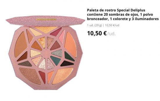 Paleta de rostro Special Deliplus (10,50 €)/ MERCADONA.ES Paleta de rostro Special Deliplus (10,50 €)/ MERCADONA.ES
