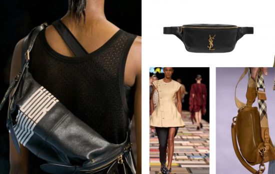 La riñonera llega a las pasarelas de Miu Miu, Dior, Yves Sant Laurent o Burberry/ Montaje CG La riñonera llega a las pasarelas de Miu Miu, Dior, Yves Sant Laurent o Burberry/ Montaje CG