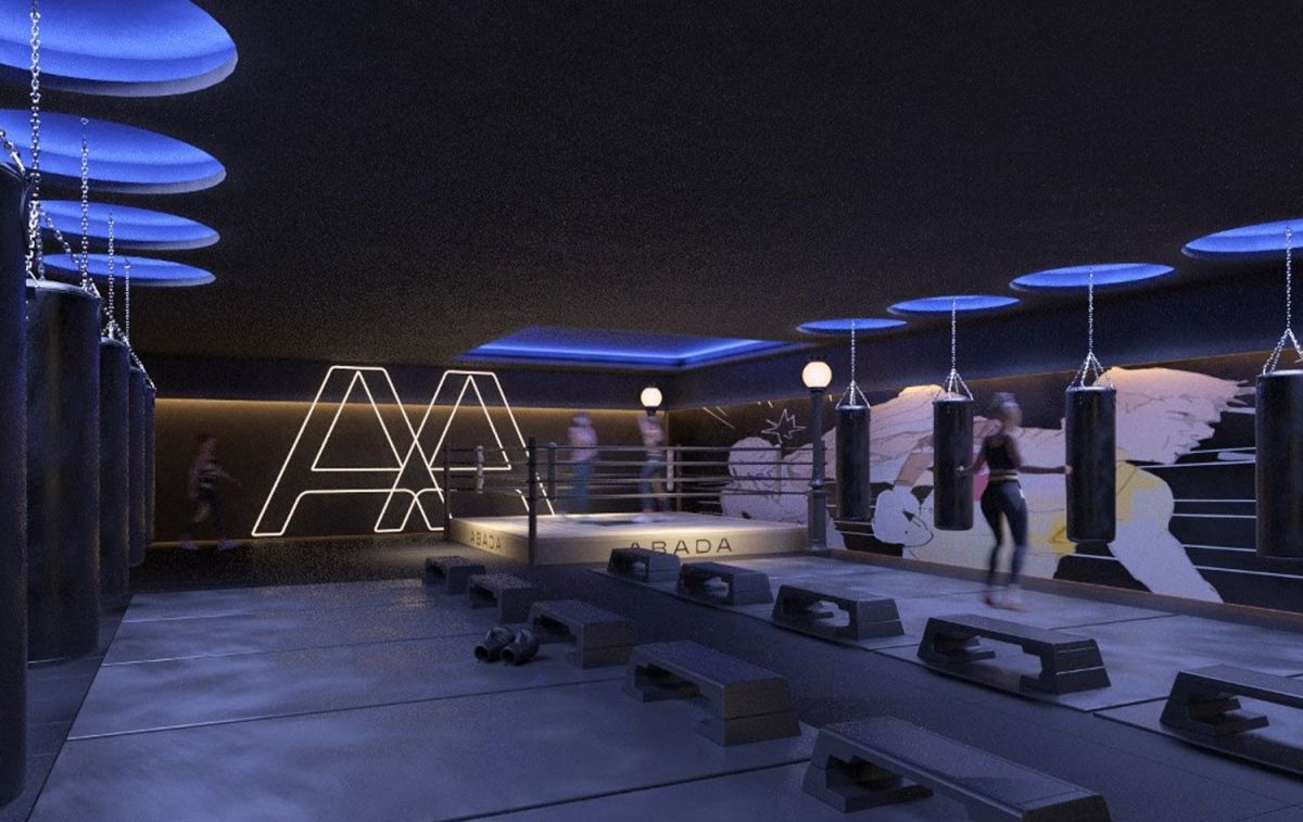 Una de las salas del nuevo gimnasio de lujo de Madrid / ABADA Una de las salas del nuevo gimnasio de lujo de Madrid / ABADA