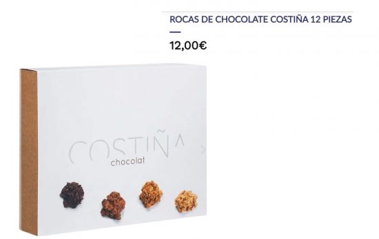 Bombones roca creados por el chef con Estrella Michelín «Manuel Costiña»/ 12 €/ latiendadelasconservas.es Bombones roca creados por el chef con Estrella Michelín «Manuel Costiña»/ 12 €/ latiendadelasconservas.es