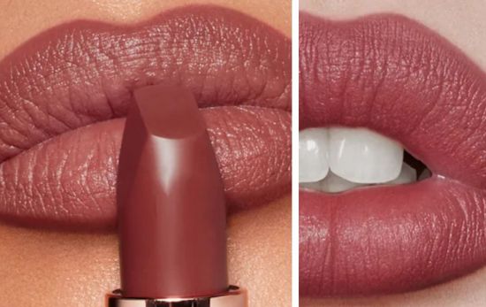 El tono medium del Pillow Talk Lipstik/ Montaje CG El tono medium del Pillow Talk Lipstik/ Montaje CG