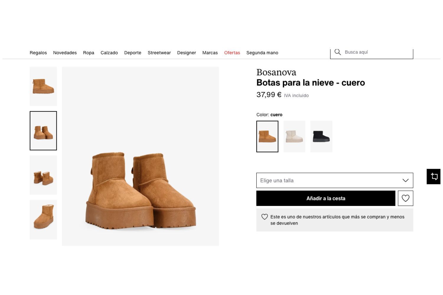 Unas botas parecidas a las UGG / ZALANDO Unas botas parecidas a las UGG / ZALANDO