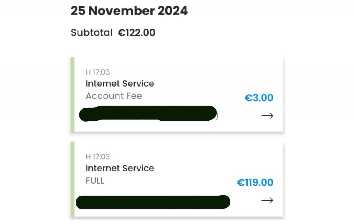 Lo que le costó a Nacho Jorro el wifi en Costa Cruceros CEDIDA Lo que le costó a Nacho Jorro el wifi en Costa Cruceros CEDIDA
