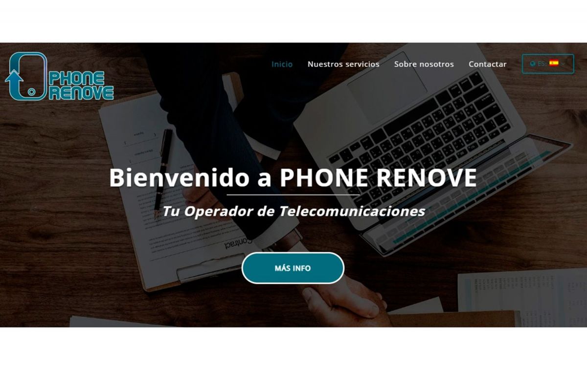 La web de Phone Renove / CG La web de Phone Renove / CG