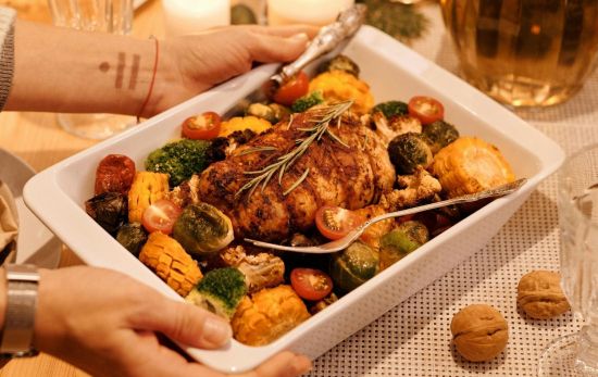 Pollo relleno/ PEXELS Pollo relleno/ PEXELS