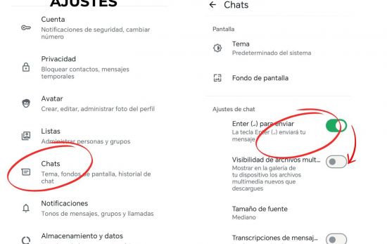 Paso 1 de 2 para vincular tu cuenta secundaria de Google a WhatsApp/ Montaje CG Paso 1 de 2 para vincular tu cuenta secundaria de Google a WhatsApp/ Montaje CG