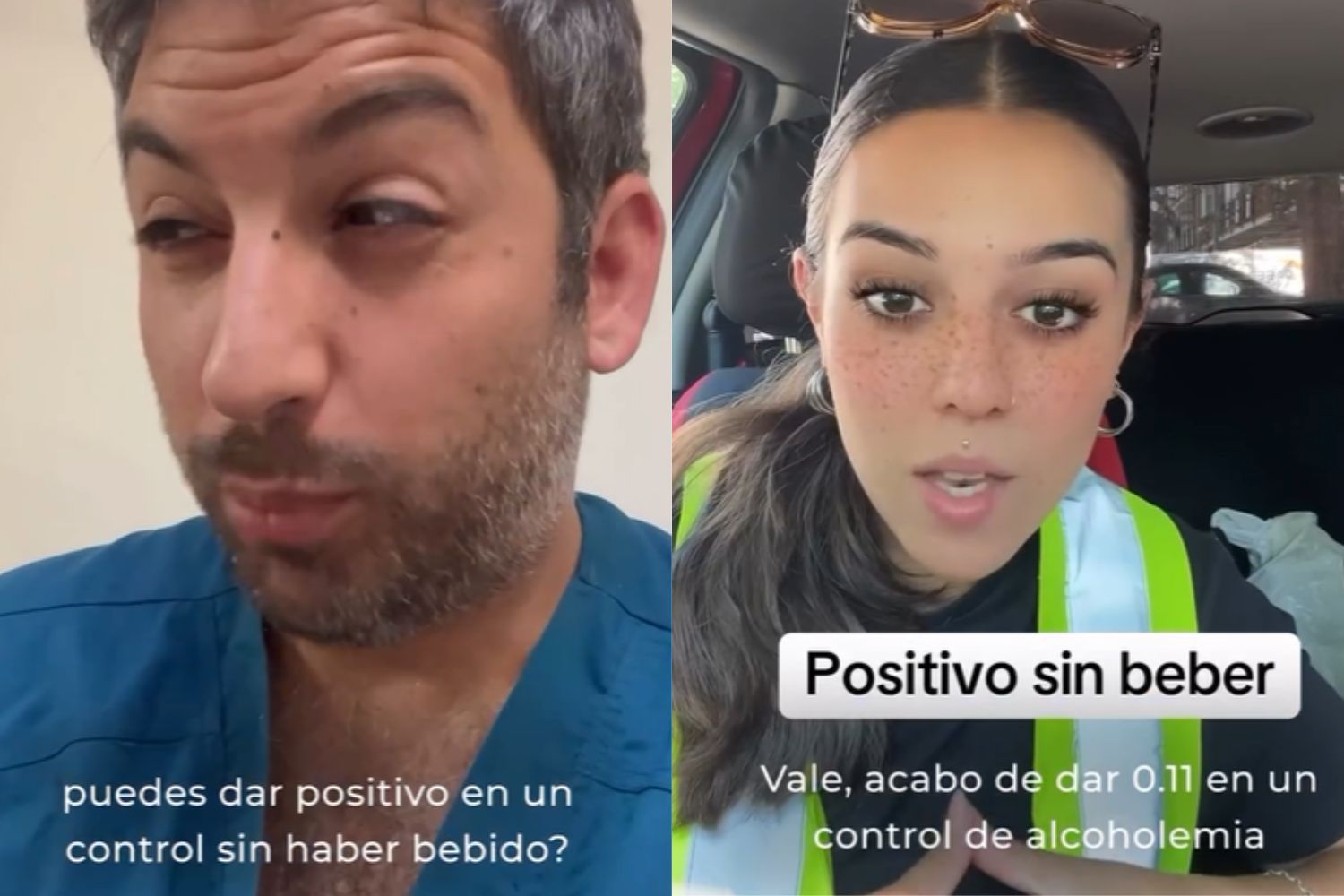 Un farmacéutico explica por qué se puede dar positivo en un control de alcoholemia sin beber /Montaje CG