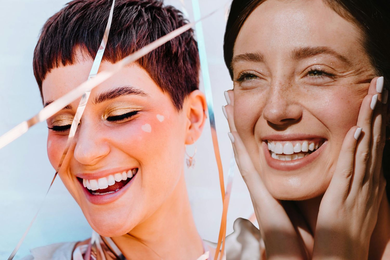 Dos mujeres que ya conocen la regla de los 90 segundos para ser feliz/ Montaje CG Dos mujeres que ya conocen la regla de los 90 segundos para ser feliz/ Montaje CG