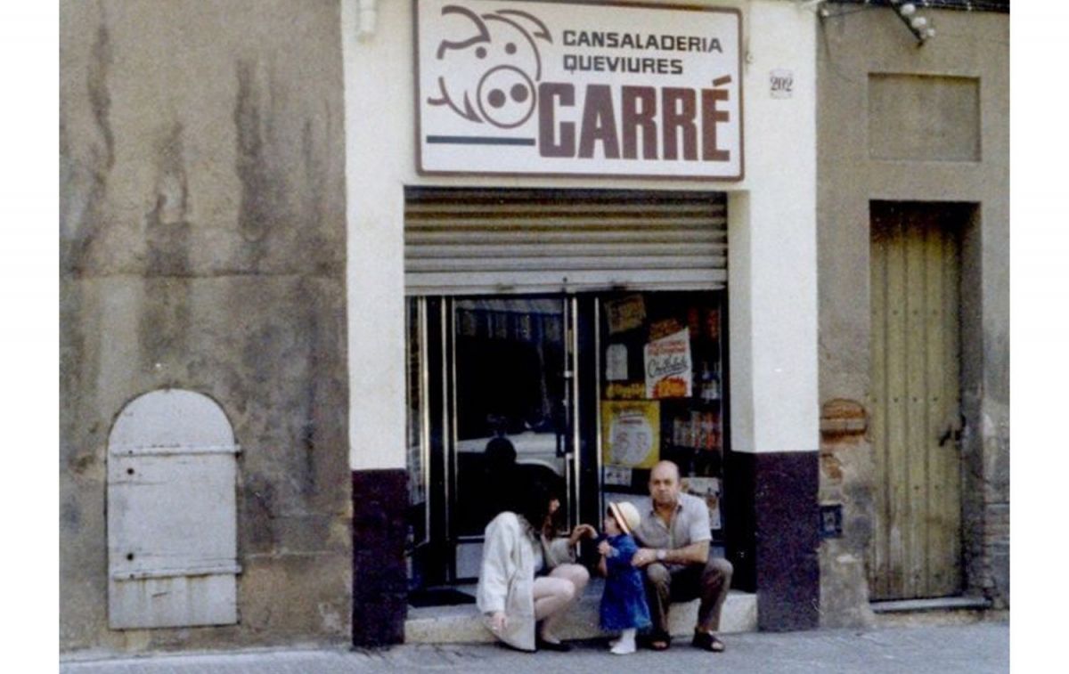 La antigua carnicería Cal Carré de Terrassa / ARCHIVO FAMILIAR La antigua carnicería Cal Carré de Terrassa / ARCHIVO FAMILIAR