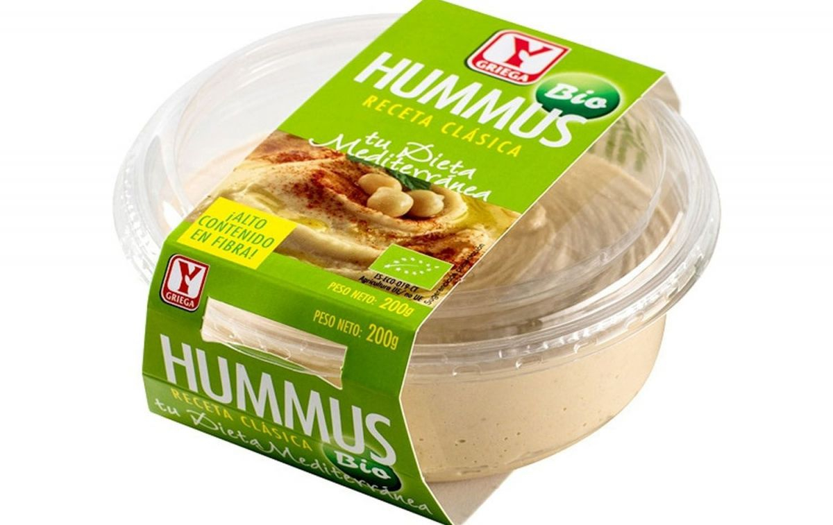 Un envase del Hummus clásico ecológico de la marca Ygriega / RENSIKA