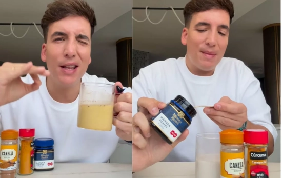Xuso Jones revela el mejor truco casero para respirar este invierno con su 'golden milk' particular/ Montaje CG