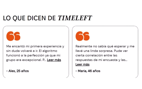 Opiniones de usuarios de 'Timeleft'/ TIMELEFT.COM Opiniones de usuarios de 'Timeleft'/ TIMELEFT.COM