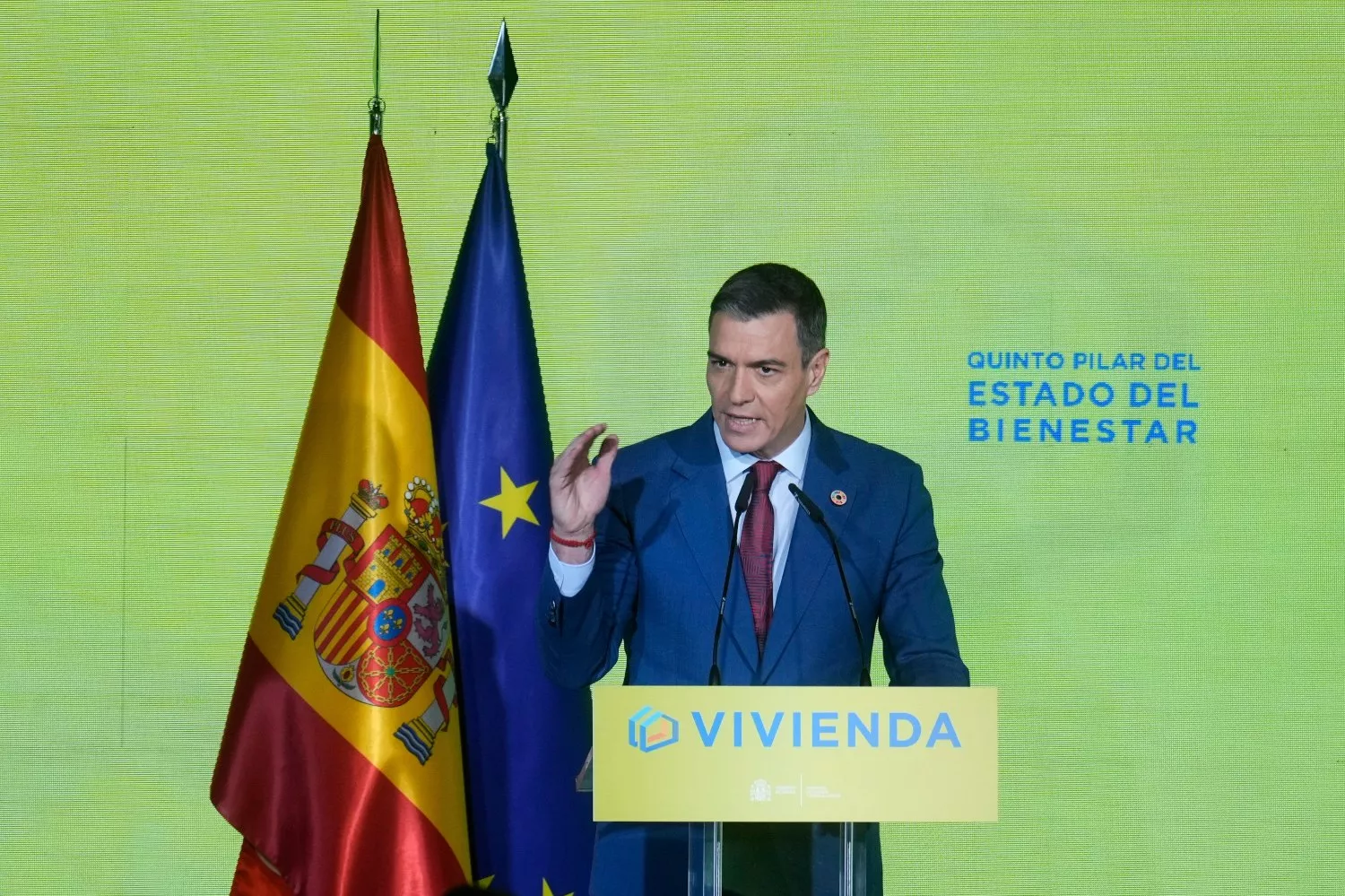 Pedro Sánchez, presidente del Gobierno, habla sobre el alquiler de pisos el foro 'Vivienda  quinf