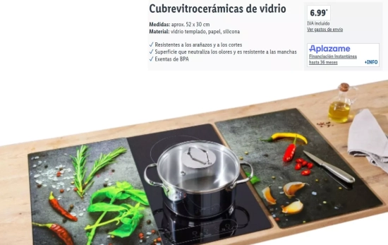 Cubre vitrocerámicas de Lidl/ LIDL.ES Cubre vitrocerámicas de Lidl/ LIDL.ES