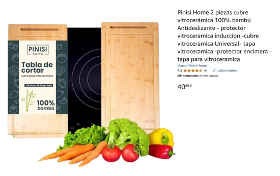 Cubre vitrocerámicas de Amazon/ AMAZON.ES Cubre vitrocerámicas de Amazon/ AMAZON.ES