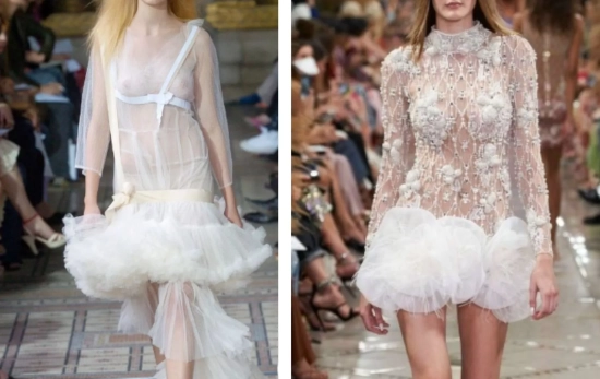 Tendencia 'Balletcore' y transparencias/ PINTEREST Tendencia 'Balletcore' y transparencias/ PINTEREST