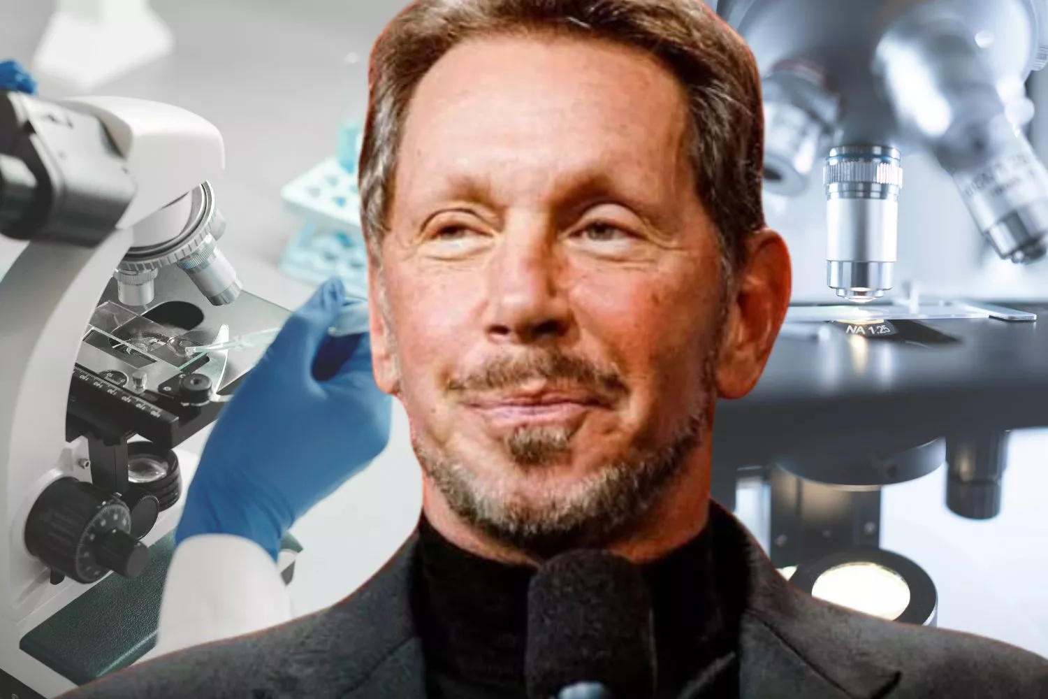 Larry Ellison, el millonario que ha invertido casi 500 millones de dólares en ser inmortal/ Montaje CG