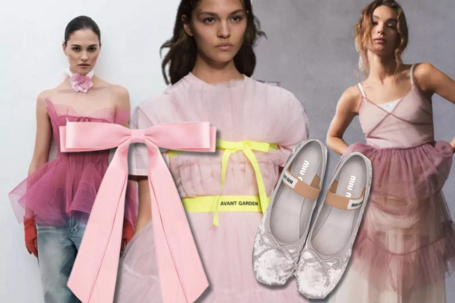 Vuelve la tendencia 'balletcore' y sus bailarinas plateadas /Montaje CG