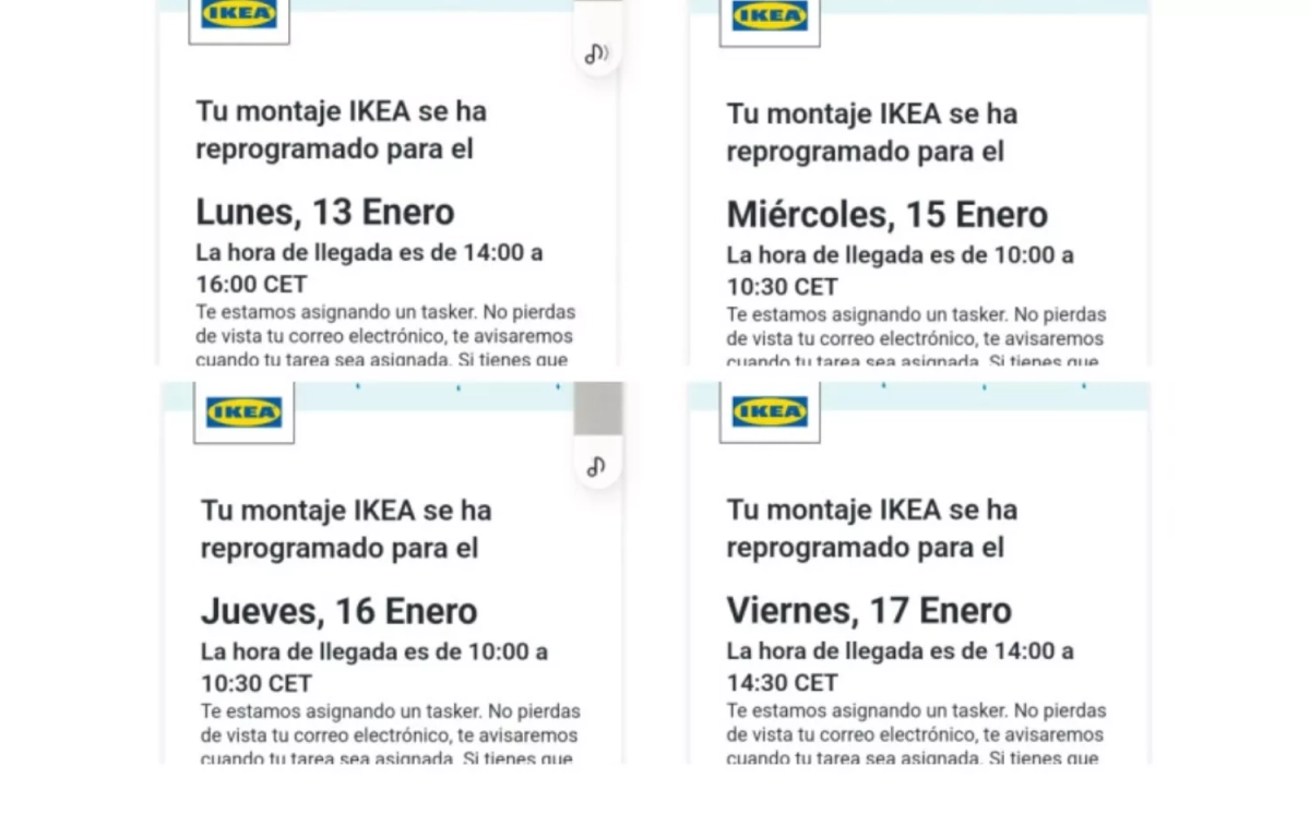 Las cancelaciones de Ikea CEDIDA