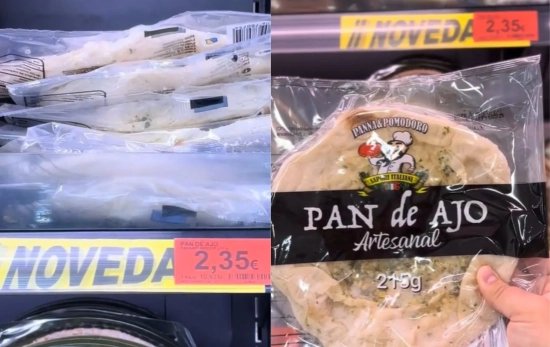 Nuevo pan de ajo de Mercadona/ TikTok Nuevo pan de ajo de Mercadona/ TikTok