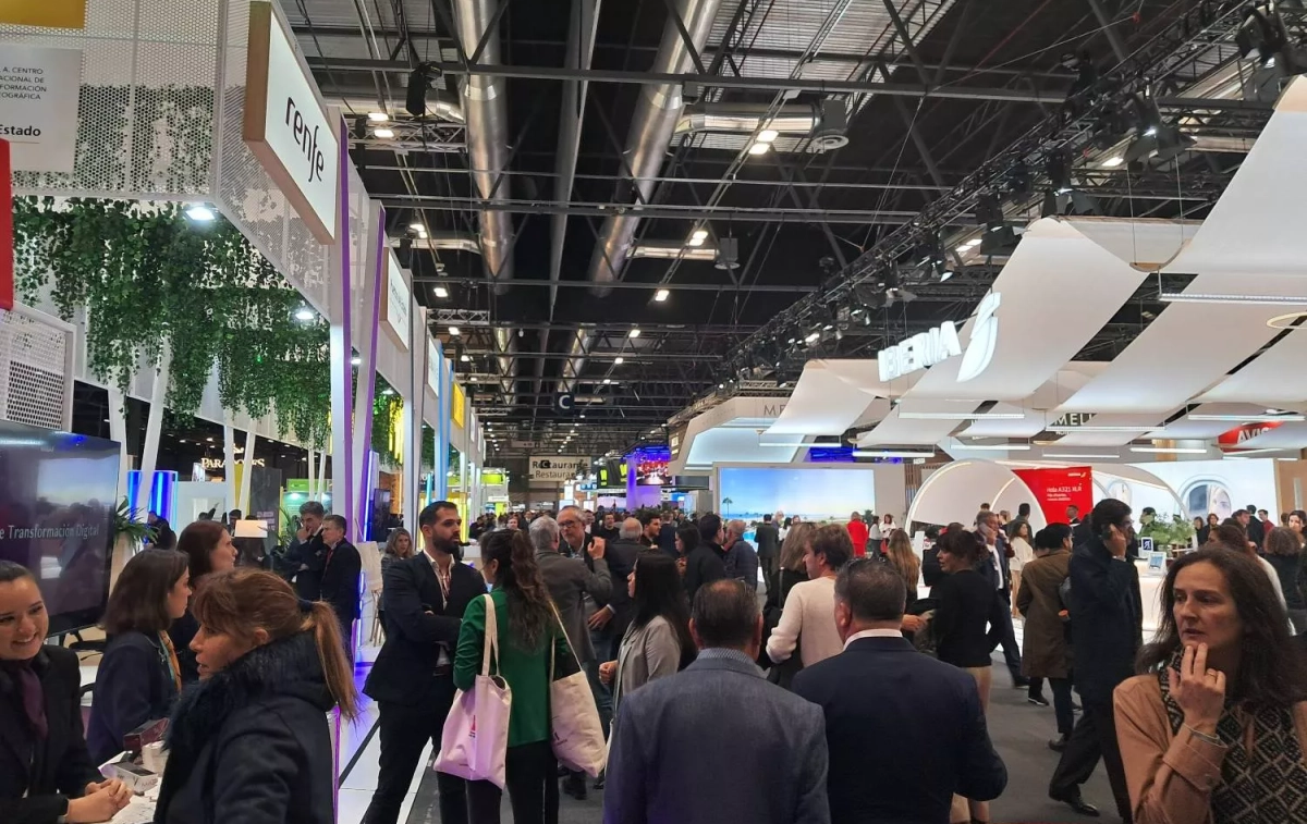 Visitantes y expositores en Fitur / CG Visitantes y expositores en Fitur / CG