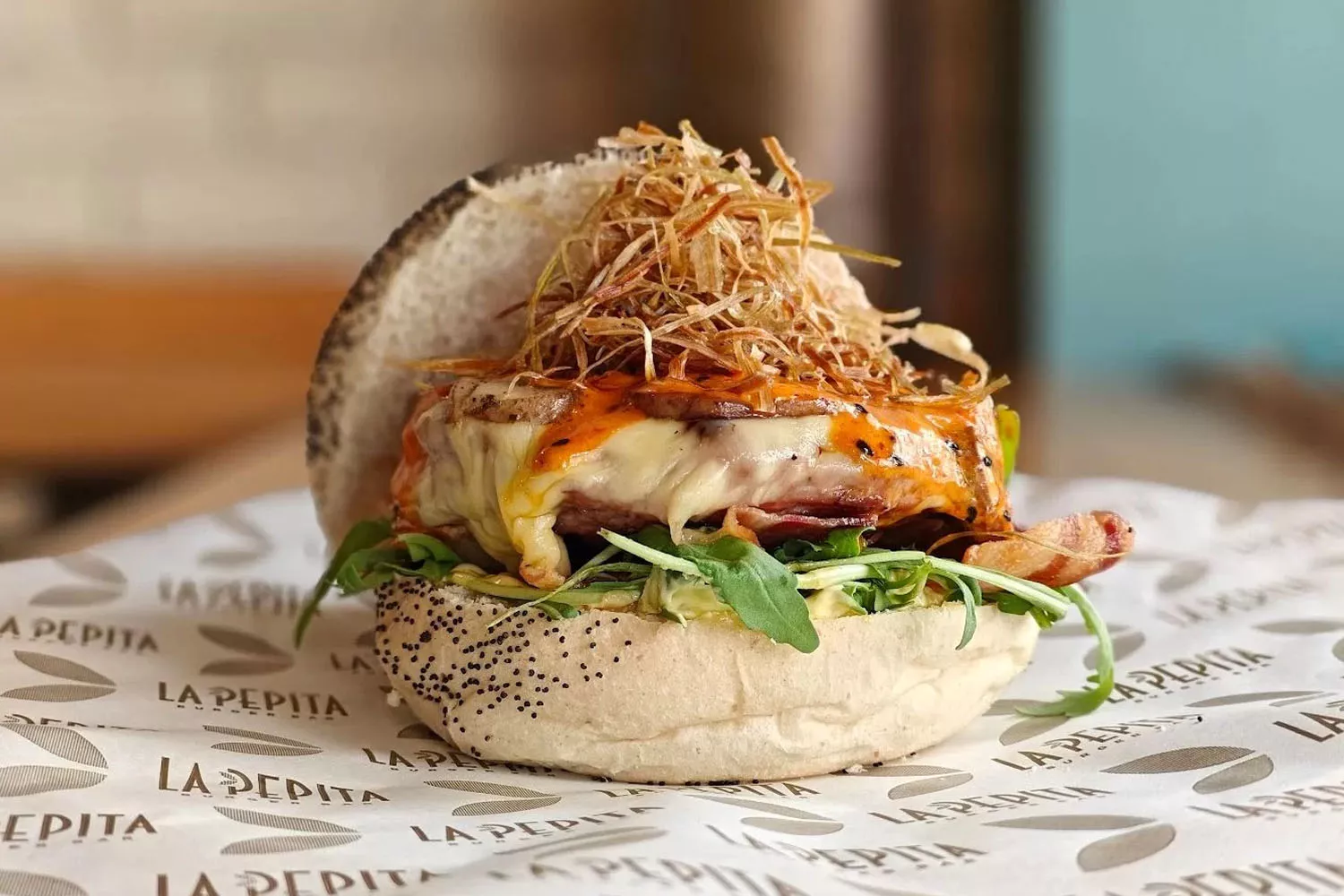 Una de las hamburguesas estrella de La Pepita / LA PEPITA