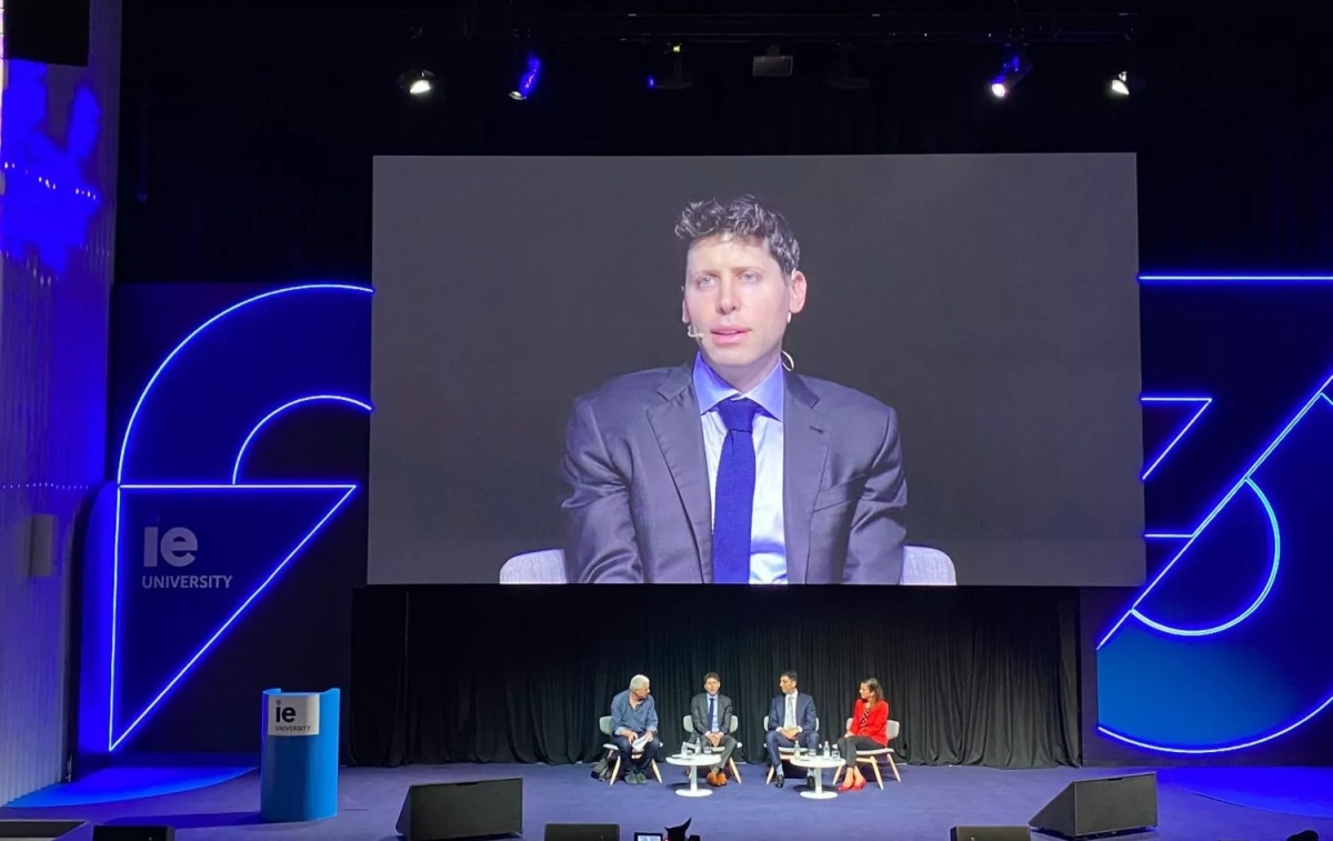 El CEO de OpenAI, Sam Altman, en una conferencia en IE University / EUROPA PRESS El CEO de OpenAI, Sam Altman, en una conferencia en IE University / EUROPA PRESS