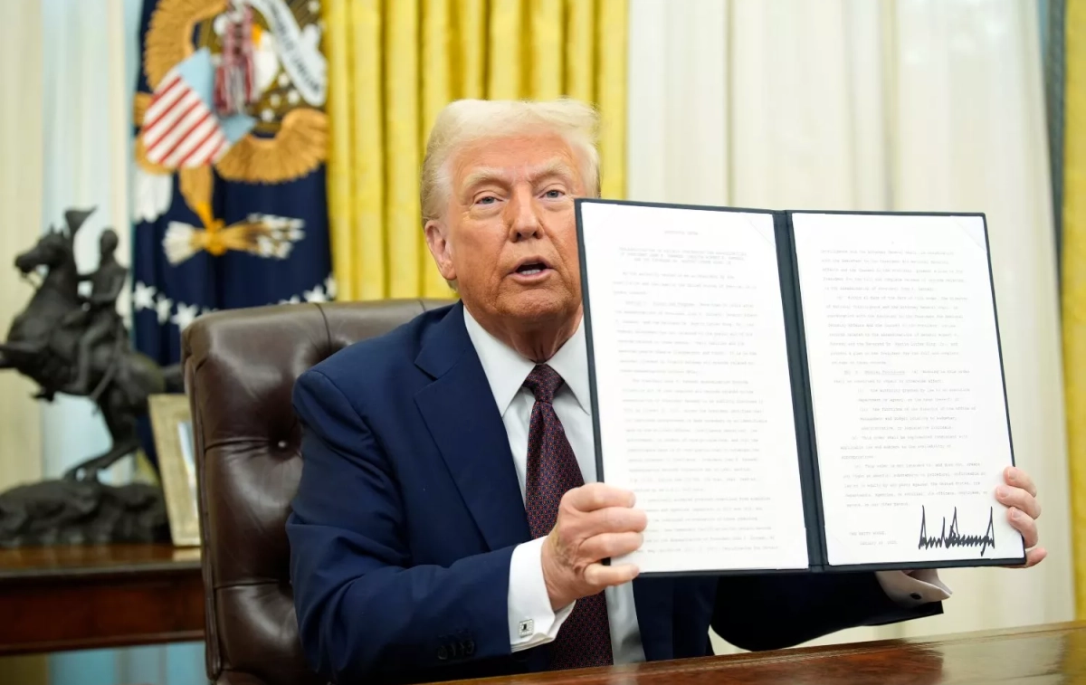 El presidente de Estados Unidos, Donald Trump, lanza su propia criptomoneda Yuri Gripas EP El presidente de Estados Unidos, Donald Trump, lanza su propia criptomoneda Yuri Gripas EP