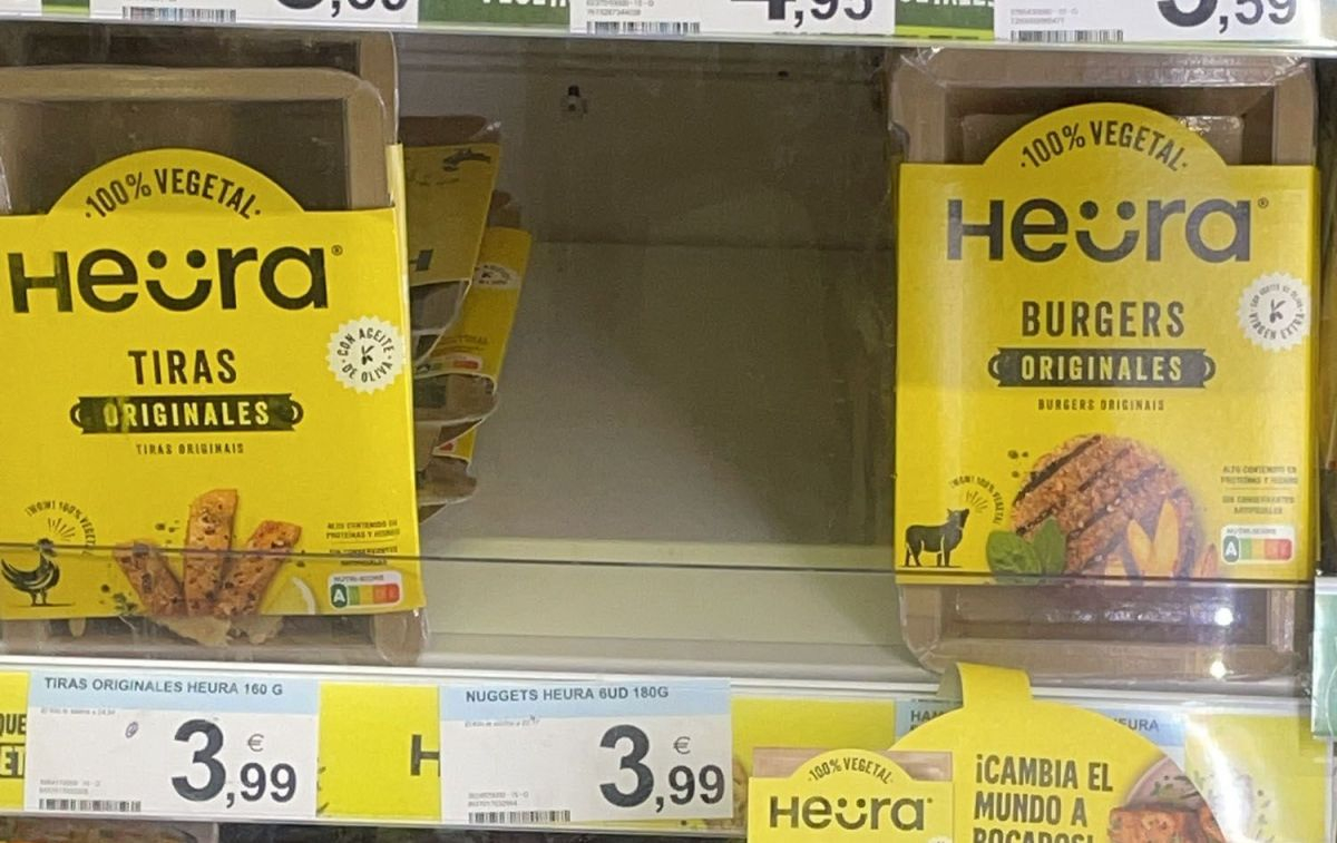La ausencia de los nuggets' de Heura en el supermercado / CG