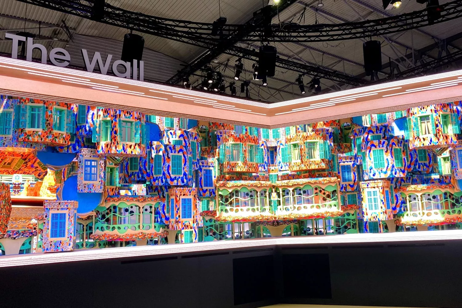 Pantalla The Wall de Samsung en ISE / CONSUMIDOR GLOBAL Pantalla The Wall de Samsung en ISE / CONSUMIDOR GLOBAL