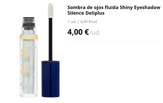Sombra de ojos fluida Shiny Eyeshadow Silence Deliplus/MERCADONA.ES Sombra de ojos fluida Shiny Eyeshadow Silence Deliplus/MERCADONA.ES